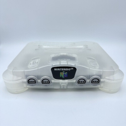 NINTENDO 64 Console Pre-Owned Refurbished Excellent Authentic 64 N64 Clear Translucent Crystal Region Free Usa&jp In White