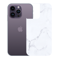 GHOST ARMOR CANADA Ghost Armor Iphone 14 Pro Max Marble Skin - 3M Military Grade - Lifetime Replacements In White