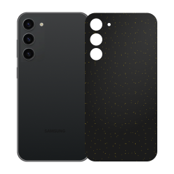 GHOST ARMOR CANADA Ghost Armor Military Grade 3M Golden Dust Skin for Samsung Galaxy S23 - Lifetime Replacements