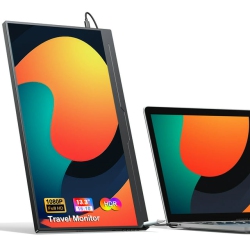 UPERFECT Travel Monitor 13.3" Fhd Lightweight & Ultra-Slim, 1920X 1200 USB-C HDMI Portable Monitor Second External Computer Display for Macbook