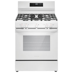 Frigidaire 30" 5.1 Cu. Ft. 5-Burner Freestanding Gas Range (FCRG3062AW) - White