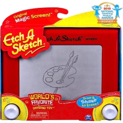 ETCH A SKETCH , Classic Drawing Toy With Magic Screen In Red