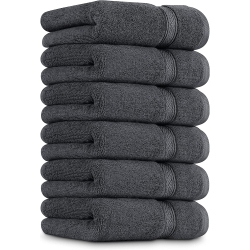 UTOPIA Towels Premium Hand Towels - 100% Cotton, Ultra Soft And Highly Absorbent, 600 Gsm Extra Large Hand Towels 16 X 28 Inches, Hotel & Spa