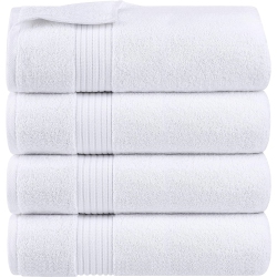 UTOPIA Towels - Premium 100% Combed Ring Spun Cotton Bath Towels, Ultra Soft And Highly Absorbent Bathroom Towels 27 X 54 Inches, Large Bath Towels