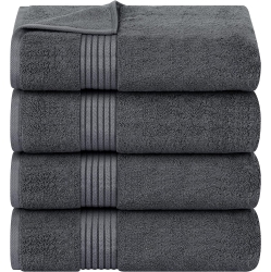 UTOPIA Towels - Premium 100% Combed Ring Spun Cotton Bath Towels, Ultra Soft And Highly Absorbent Bathroom Towels 27 X 54 Inches, Large Bath Towels