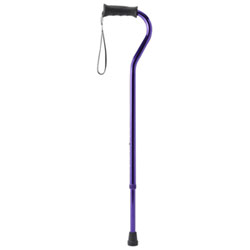 Medline Ergonomic Adjustable Cane - Purple