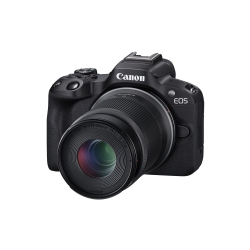 CANON - Eos R50 Mirrorless Vlogging Camera (Black) W/rf-S18-45MM F4.5-6.3 Is Stm & Rf-S55-210MM F5-7.1 Is Stm Lenses