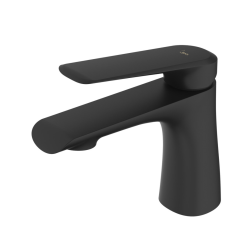 MAX FAUCETS Matte Bathroom Faucet Ultra Thin Spout In Black