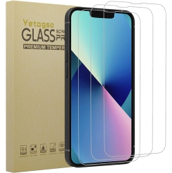 GENERIC Screen Protector for Iphone 14 Plus And Iphone 13 Pro Max, 3 Pack HD Clear Tempered Glass Protective Film Compatible