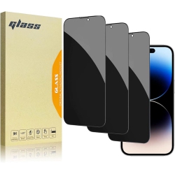 GENERIC [3 Pack] Privacy Screen Protector for Iphone 14 Plus, Full Cover Anti-Spy Screen Protector Tempered Glass Film