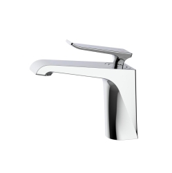 MAX FAUCETS Single Handle Bathroom Faucet Modern Design Chrome Finish
