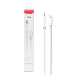 TRANYOO (T-E19) 1M Lightning to 3.5MM Audio Aux Auxiliary Jack Adapter Cable for Apple Iphone Ipad & Ipod