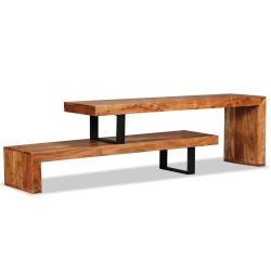 VIDAXL Tv Stand Solid Acacia Wood
