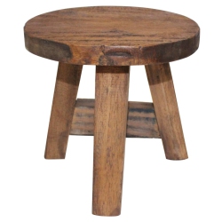 VIDAXL Stool Solid Wood In Mahogany