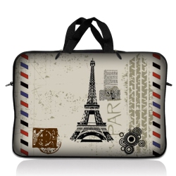 LSS 13.3 Inch Laptop Sleeve Bag Carrying Case Pouch \w Handle for 13.3" 13" 12.1" 12" Apple Macbook, Gw, Acer, Asus, Dell, HP, Sony, Toshiba, Paris