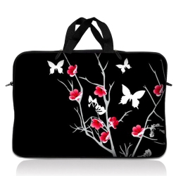 LSS 17 Inch Laptop Sleeve Bag Carrying Case Pouch \w Handle for 17.4" 17.3" 17" 16" Apple Macbook, Gw, Acer, Asus, Dell, HP, Sony, Toshiba, Pink