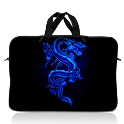 LSS 17 Inch Laptop Sleeve Bag Carrying Case Pouch With Handle for 17.4" 17.3" 17" 16" Apple Macbook, Gw, Acer, Asus, Dell, HP, Sony, Toshiba Dragon