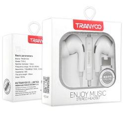 TRANYOO Lightning Earphones Earbuds Lightning Connector(Built-In Microphone & Volume Control) Headphones Compatible \w Iphone
