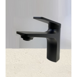 MAX FAUCETS Solid Bathroom Faucet 6.5 Inches Matte Finish In Black