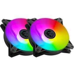 MSI Mpg F120 Argb-2B, 120MM 2 Case Fan, RGB In Black