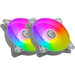 MSI Mpg F120 Argb-2W, 120MM 2 Case Fan, RGB In White