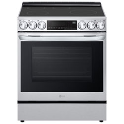 Open Box - LG 30" 6.3 Cu Ft True Convection Slide-In Induction Air Fry Range (LSIL6336F) -Stainless -Scratch & Dent