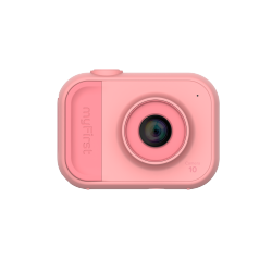MYFIRST Camera 10 - Digital Mini Camera for Kids Ages 3-12, 1080P Video, 5Mp Photos, Timer Mode, Fun Frames, Webcam, Tripod Adapter, Neck Lanyard &