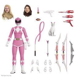 MMPR Power Rangers Mighty Morphin 7 Inch Action Figure Ultimates Wave 2 - Ranger In Pink