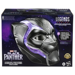 MARVEL Legends Gear Life Size Prop Replica Electronic Helmet - Panther In Black