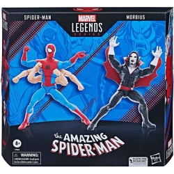 MARVEL Legends Spider-Man 6 Inch Action Figure 2-Pack Exclusive - 6 Arm Spider-Man & Morbius