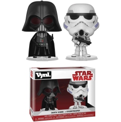 STAR WARS 3.75 Inch Action Figure Vinyl - Darth Vader & Stormtrooper