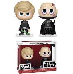 STAR WARS 3.75 Inch Action Figure Vinyl - Luke Skywalker & Darth Vader