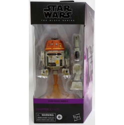 STAR WARS The Series Disney+ Ahsoka Tv 6 Inch Action Figure Box Art (2023 Wave 2B) - Chopper (C1-10P) In Black