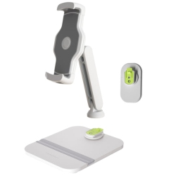 IRING Easy Mount - One Touch Detachable Tablet & Cell Phone Mount Holder (Short Arm / Pencil Base + Wall Base)