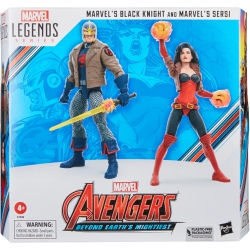 MARVEL Legends 60Th Anniversary 6 Inch Action Figure 2-Pack Exclusive - Knight & Sersi In Black