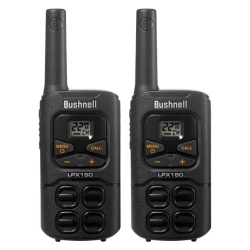 BUSHNELL Adventure 32Km 2 Way Radios - Frs 0.5 Watt Long Range Rechargeable Walkie Talkies 2 Pack | Lpx150