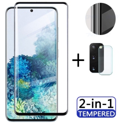 SUPERSHIELD for Samsung Galaxy S20 Fe Screen Protector \w Camera Lens Protector Bubble Free Anti-Scratch Anti-Fingerprint 9H HD Tempered Glass