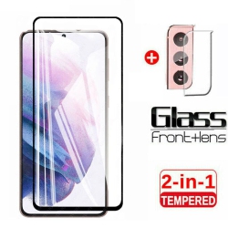 SUPERSHIELD for Samsung Galaxy S23 Screen Protector \w Camera Lens Protector Bubble Free Anti-Scratch Anti-Fingerprint 9H HD Tempered Glass Screen