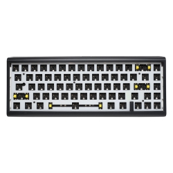 DUCKY Projectd Tinker 65 RGB Hot-Swappable Mechanical Gaming Keyboard, Barebone Sf Layout In Black