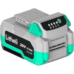 LITHELI 20V 4.0Ah Lithium Ion Battery Pack, Only Fit 20V Power Tools