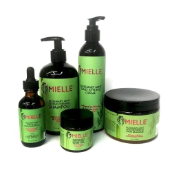 MIELLE Rosemary Organics Infused With Biotin, 5-Piece Bundle Set In Mint