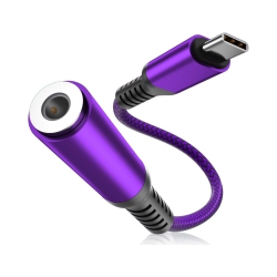 NIERBO USB Type C to 3.5MM Adapter, 1/8 Inch Headphone Jack Audio Aux Converter for Iphone 15, Galaxy S20 S21 S22 Ultra Plus Note 20 A53, Pixel 5