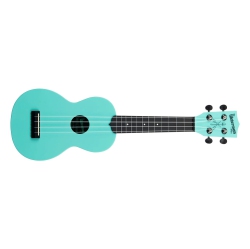 KALA Waterman Soprano Ukulele, Glow-In-The-Dark - Aqua Mist