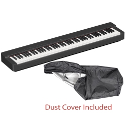 YAMAHA P225 B Weighted Action Digital Piano With Power Supply, Sustain Pedal And Dust Cover