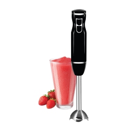 JS GOURMET - 2 Speed Hand Blender, Stainless Steel Blade, 300 Watts In Black