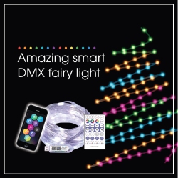 NERDY'S LED Led Fairy Light; Tooth/remote/button 3-In-1 Control; 33 Ft/ 10 Meter Long; Million Colors Choices, Excellent for Indoor Decor; Outdoor