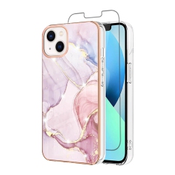 SUPERSHIELD 【】for Apple Iphone 14 Pro Tpu Soft Case Slim Cute Men Women Lady Silicone Shockproof Protective Flower Pattern Case - \w Free