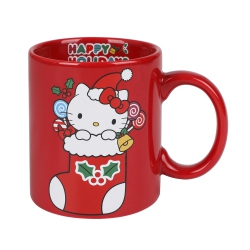 BIOWORLD Hello Kitty Holiday Themed 16OZ Mug