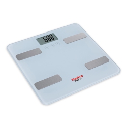 STARFRIT - Tempered Glass Electronic Personal Scale With Body Analysis, Maximum Capacity Of 150Kg