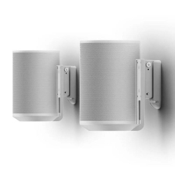 FLEXSON Wall Mount With Corner Piece for Sonos Era 100 Speaker (White, Pair)